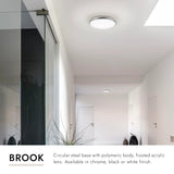 Kuzco Brook 15-in Flush Mount