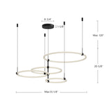 Kuzco Bruni 55-in Chandelier