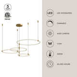 Kuzco Bruni 55-in Chandelier