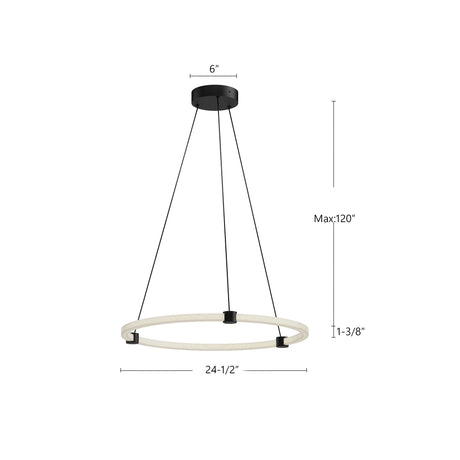 Kuzco Bruni 24-in Pendant