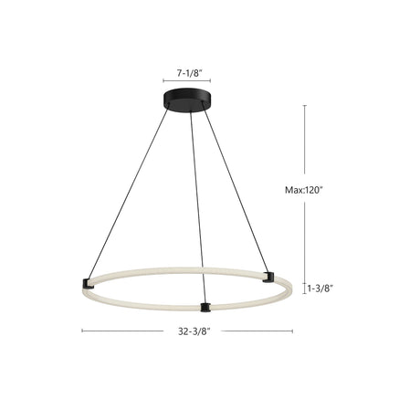 Kuzco Bruni 32-in Pendant