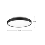 Kuzco Brunswick 18-in Flush Mount