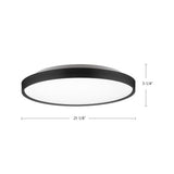Kuzco Brunswick 22-in Flush Mount