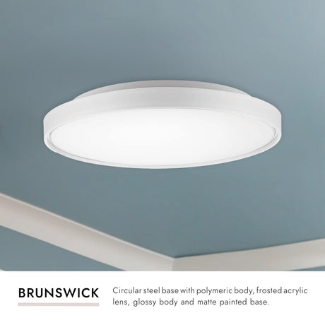 Kuzco Brunswick 22-in Flush Mount