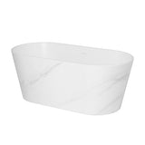 Annalise 60 White Marble