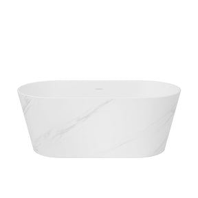 Annalise 67 White Marble