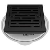 Essential Shower Series 4" Tile-In Square Shower Drain