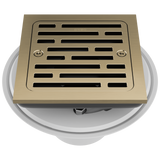 Essential Shower Series 4" Tile-In Square Shower Drain
