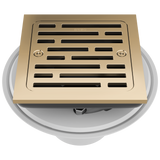 Essential Shower Series 4" Tile-In Square Shower Drain
