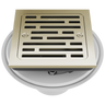 Essential Shower Series 4" Tile-In Square Shower Drain