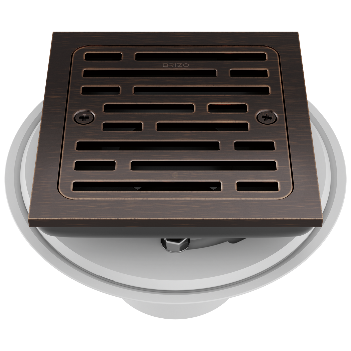 Essential Shower Series 4" Tile-In Square Shower Drain