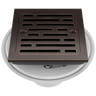 Essential Shower Series 4" Tile-In Square Shower Drain