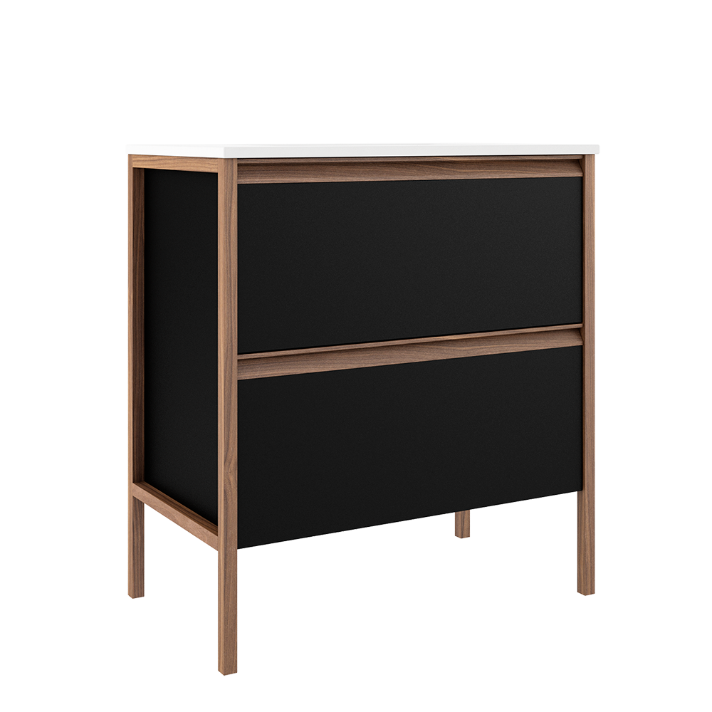 Tempo 31″ Two Drawer Freestanding Vanity