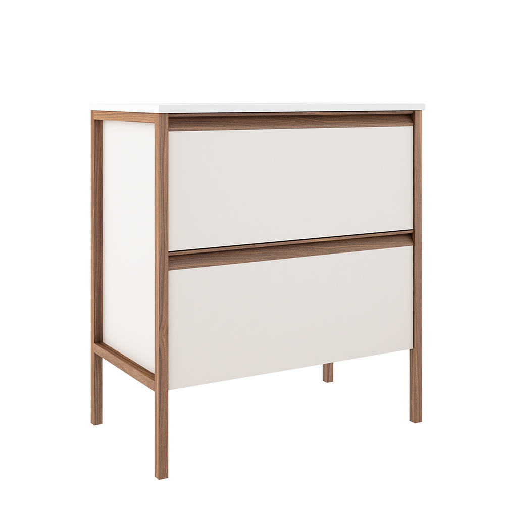 Tempo 31″ Two Drawer Freestanding Vanity