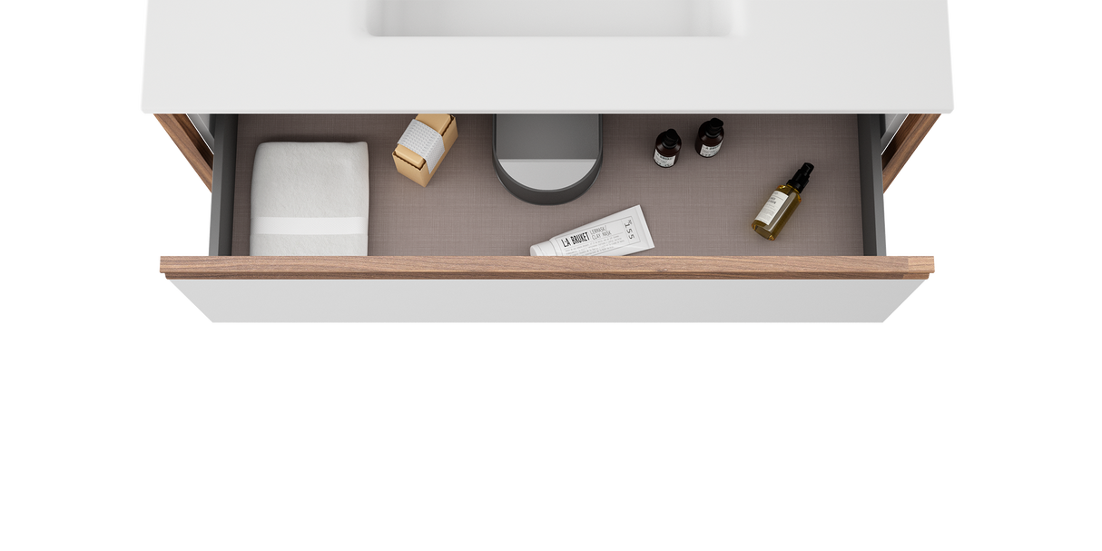Tempo 36″ One Drawer One Shelf Freestanding Vanity