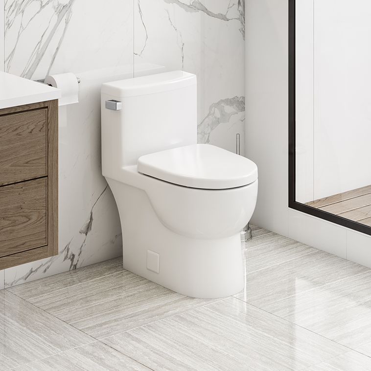 MALIBU One-Piece Toilet, Round Front