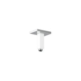 SQUARE 4" CEILING MOUNTED SHOWER ARM WITH SQUARE TUBE