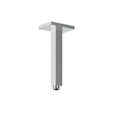 SQUARE 8" CEILING MOUNTED SHOWER ARM WITH SQUARE TUBE