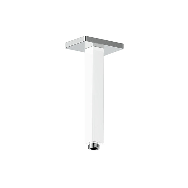 SQUARE 8" CEILING MOUNTED SHOWER ARM WITH SQUARE TUBE