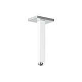 SQUARE 8" CEILING MOUNTED SHOWER ARM WITH SQUARE TUBE
