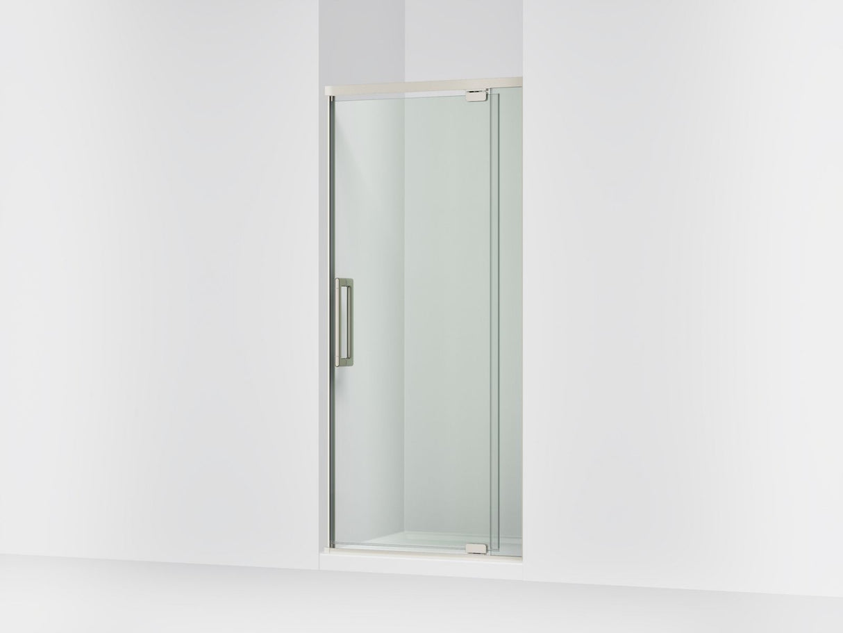 Statement™ 32"-36" W x 76" H pivot shower door with 5/16"-thick Crystal Clear glass