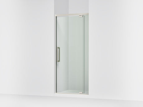 Statement™ 32"-36" W x 76" H pivot shower door with 5/16"-thick Crystal Clear glass