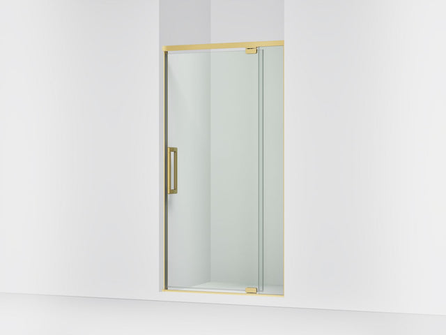 Statement™ 36"-42" W x 76" H pivot shower door with 5/16"-thick Crystal Clear glass