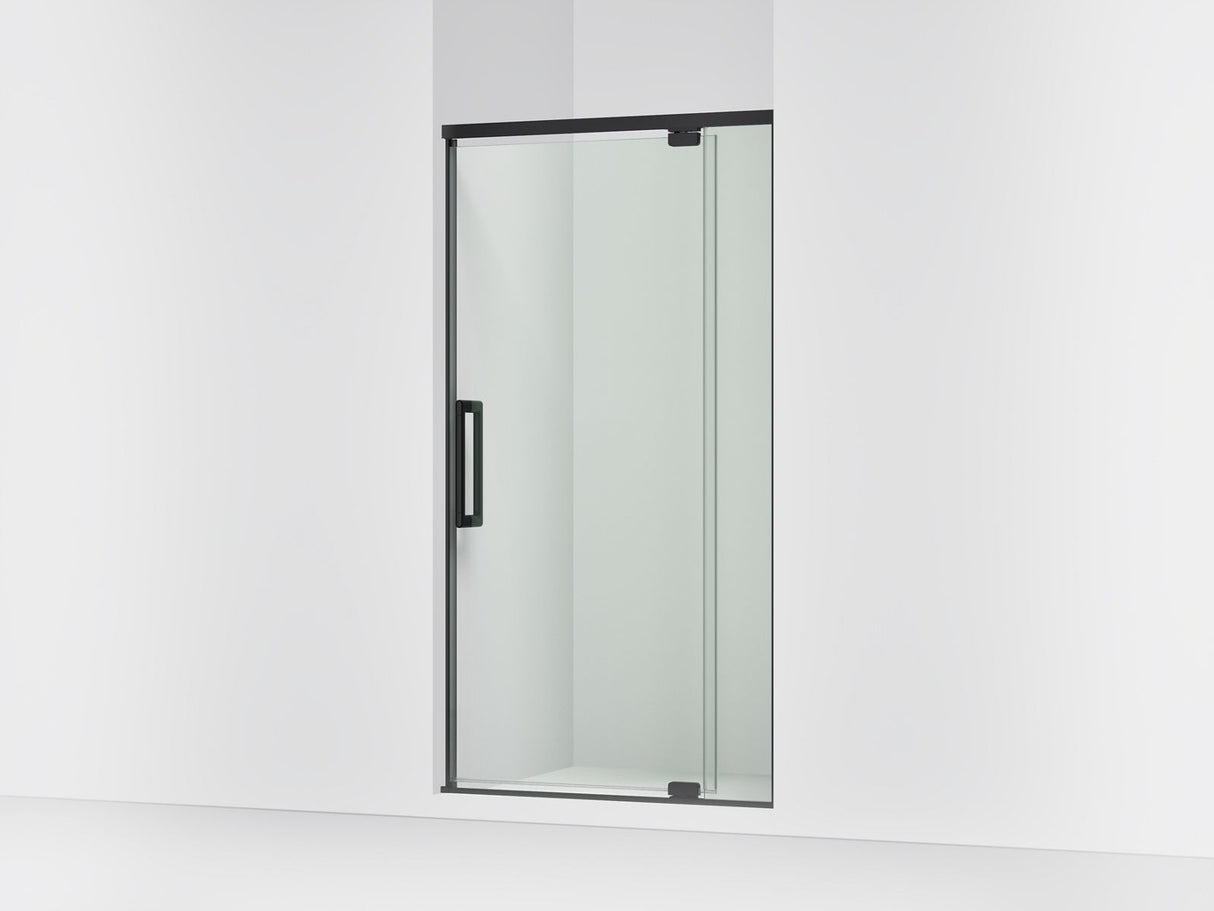Statement™ 36"-42" W x 76" H pivot shower door with 5/16"-thick Crystal Clear glass
