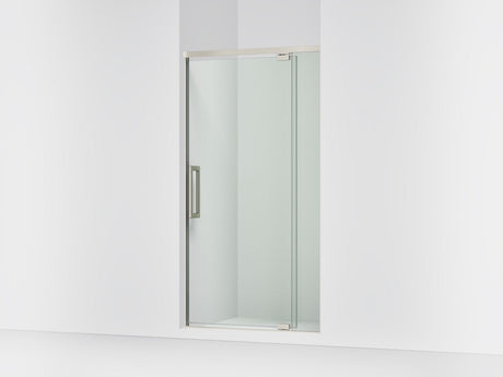 Statement™ 36"-42" W x 76" H pivot shower door with 5/16"-thick Crystal Clear glass