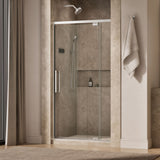 Statement™ 36"-42" W x 76" H pivot shower door with 5/16"-thick Crystal Clear glass
