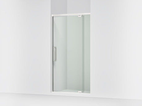 Statement™ 36"-42" W x 76" H pivot shower door with 5/16"-thick Crystal Clear glass