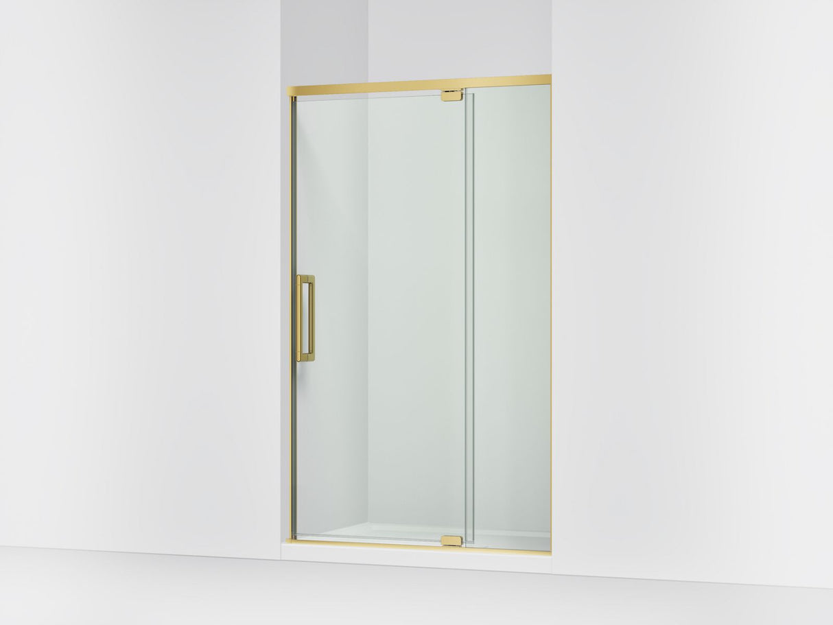 Statement™ 42"-48" W x 76" H pivot shower door with 5/16"-thick Crystal Clear glass