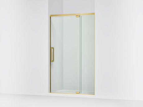 Statement™ 42"-48" W x 76" H pivot shower door with 5/16"-thick Crystal Clear glass