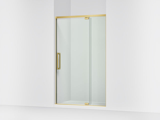 Statement™ 42"-48" W x 76" H pivot shower door with 5/16"-thick Crystal Clear glass