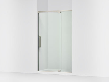 Statement™ 42"-48" W x 76" H pivot shower door with 5/16"-thick Crystal Clear glass