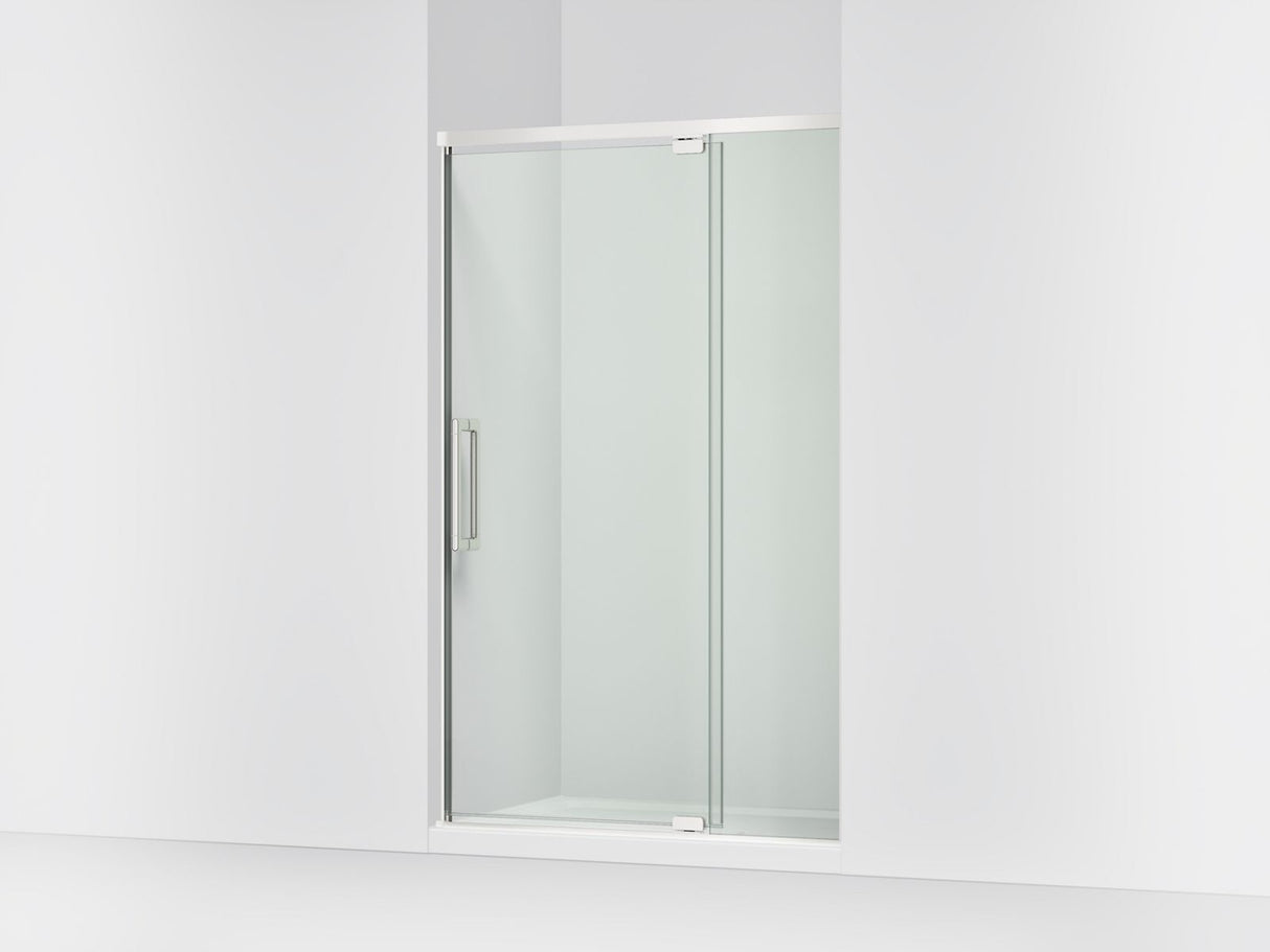 Statement™ 42"-48" W x 76" H pivot shower door with 5/16"-thick Crystal Clear glass