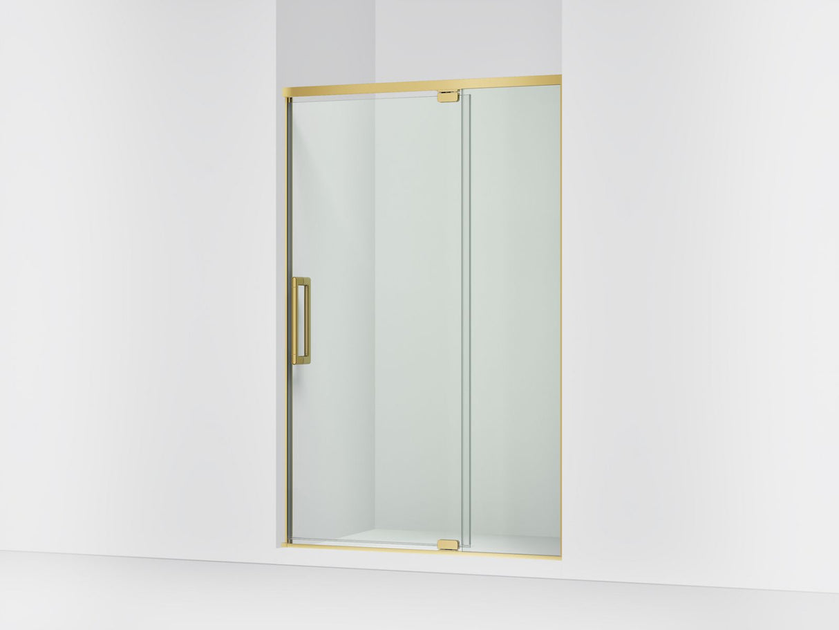 Statement™ 48"-54" W x 76" H pivot shower door with 5/16"-thick Crystal Clear glass