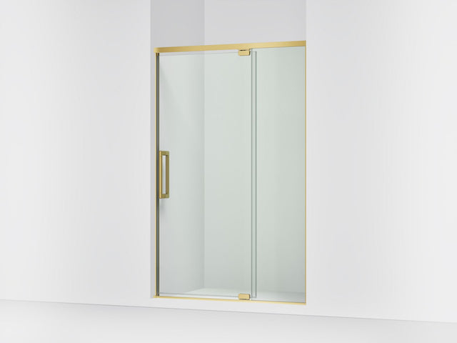 Statement™ 48"-54" W x 76" H pivot shower door with 5/16"-thick Crystal Clear glass
