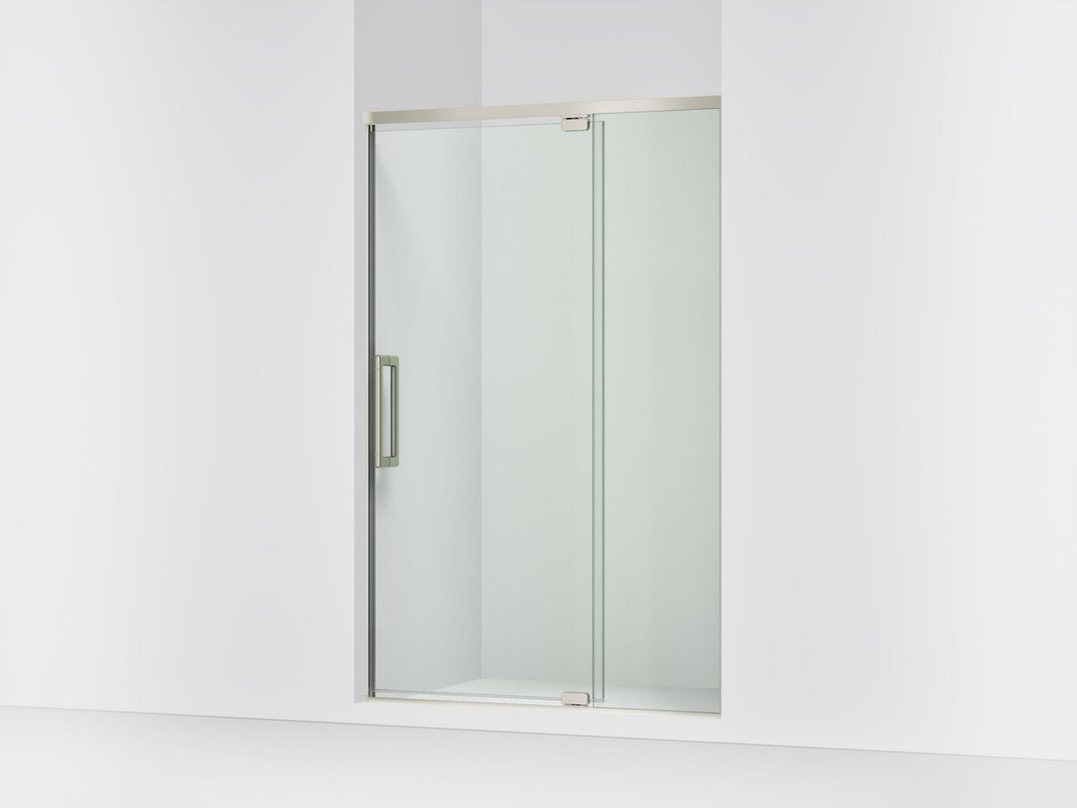 Statement™ 48"-54" W x 76" H pivot shower door with 5/16"-thick Crystal Clear glass