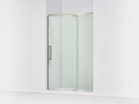 Statement™ 48"-54" W x 76" H pivot shower door with 5/16"-thick Crystal Clear glass