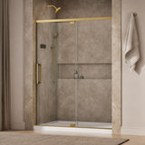 Statement™ 54"-60" W x 76" H pivot shower door with 5/16"-thick Crystal Clear glass