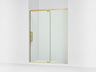 Statement™ 54"-60" W x 76" H pivot shower door with 5/16"-thick Crystal Clear glass