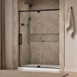 Statement™ 54"-60" W x 76" H pivot shower door with 5/16"-thick Crystal Clear glass