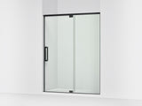 Statement™ 54"-60" W x 76" H pivot shower door with 5/16"-thick Crystal Clear glass