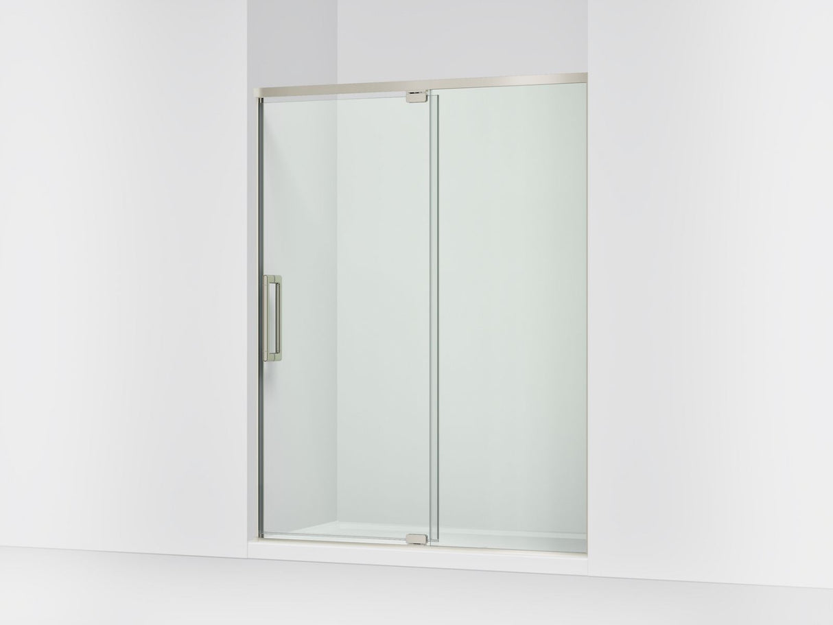 Statement™ 54"-60" W x 76" H pivot shower door with 5/16"-thick Crystal Clear glass