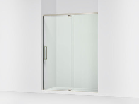 Statement™ 54"-60" W x 76" H pivot shower door with 5/16"-thick Crystal Clear glass
