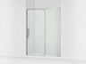 Statement™ 54"-60" W x 76" H pivot shower door with 5/16"-thick Crystal Clear glass