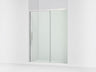 Statement™ 54"-60" W x 76" H pivot shower door with 5/16"-thick Crystal Clear glass