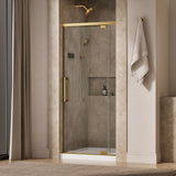 Statement™ 32"-36" W x 76" H pivot shower door with 5/16"-thick Crystal Clear glass