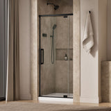 Statement™ 32"-36" W x 76" H pivot shower door with 5/16"-thick Crystal Clear glass